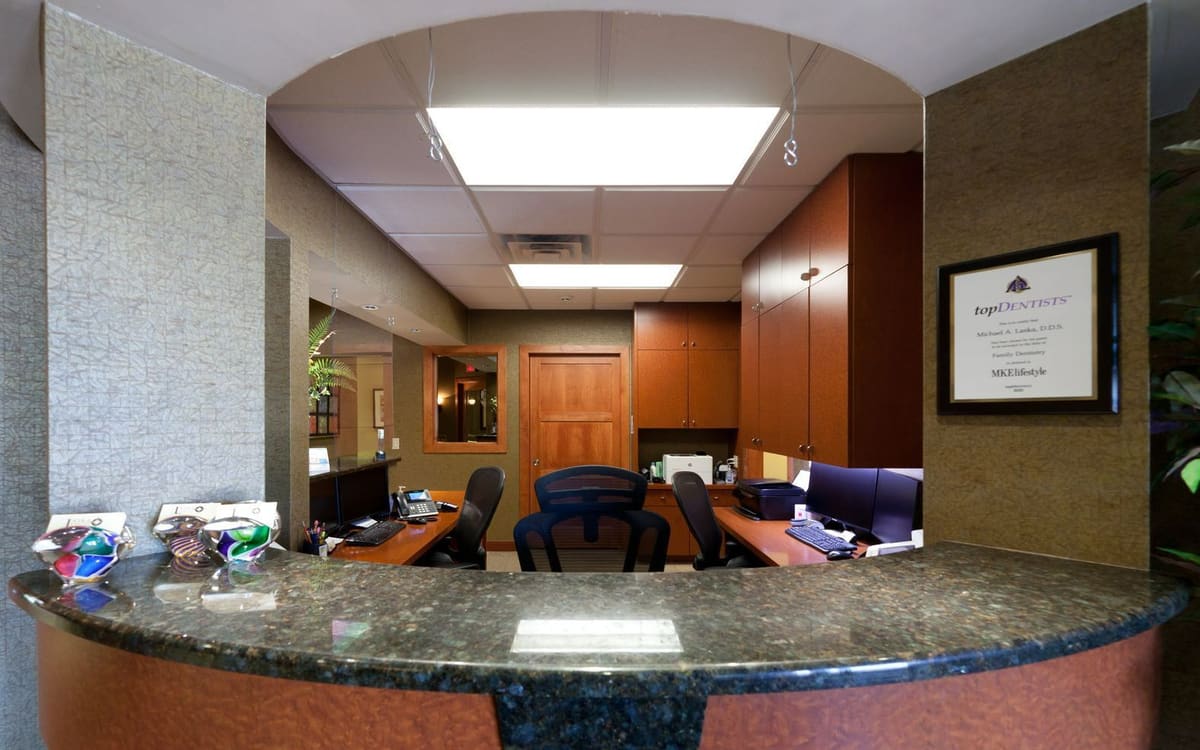 Inside the Laska Dental office in Hales Corners